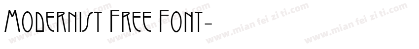 Modernist Free Font字体转换